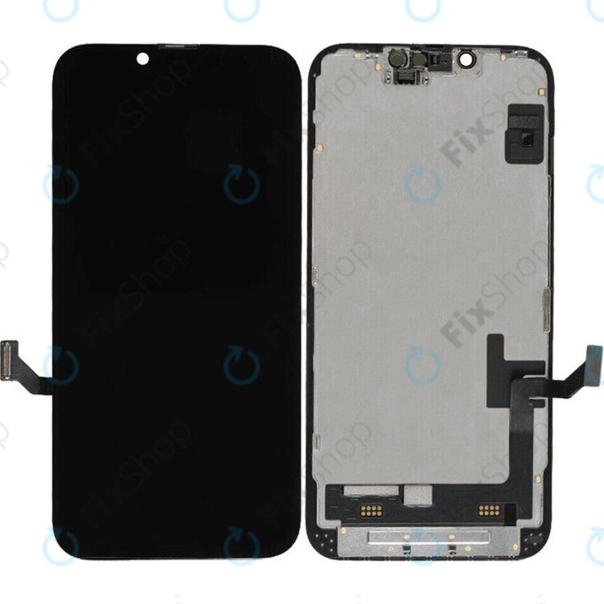 Display Soft OLED for iPhone 14, Touch Screen with Frame, FixPremium