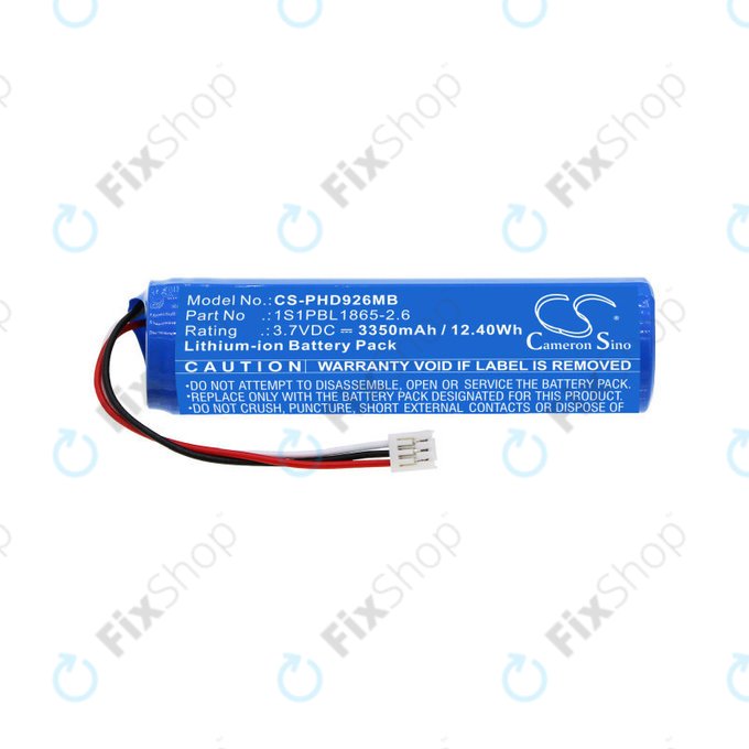 Battery for Philips Avent SCD923P, SCD923/26, Avent SCD923, 3350mAh, Li-ion, 3.7V, 1S1PBL1865-2.6, HQ