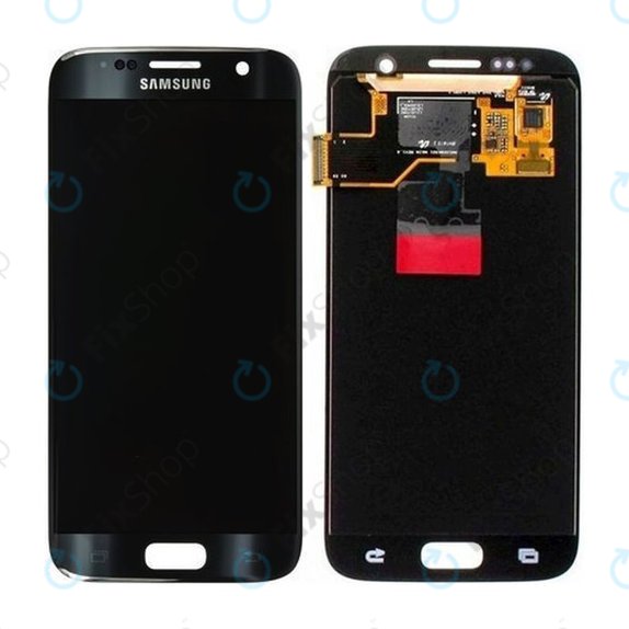 Samsung Galaxy S7 G930F - LCD Display + Touch Screen (Black) - GH97-18523A, GH97-18761A, GH97-18757A Genuine Service Pack