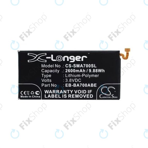 Samsung Galaxy A7 A700F - Battery EB-BA700ABE 2600mAh HQ