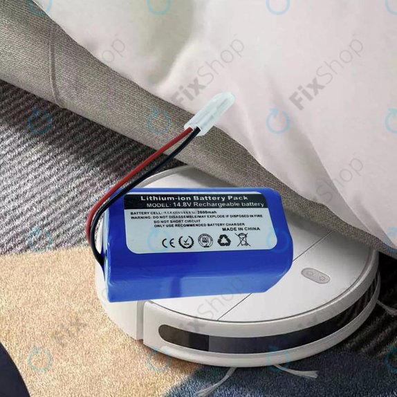 Xiaomi Essential (Mijia G1), Flyco FC-series, myVacBot SN500, Panasonic MC-series, Phicomm X3, Puppy R-series - Battery Li-026418 Li-Ion 14.8V 2600mAh