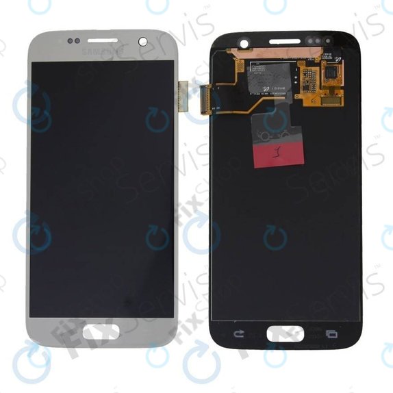 Samsung Galaxy S7 G930F - LCD Display + Touch Screen (Black) - GH97-18523A, GH97-18761A, GH97-18757A Genuine Service Pack