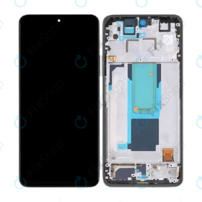 Xiaomi Redmi Note 11 Pro+ 5G 220333QAG - LCD Display + Touch Screen + Frame (Mysterious Black) - 560001K16U00 Genuine Service Pack