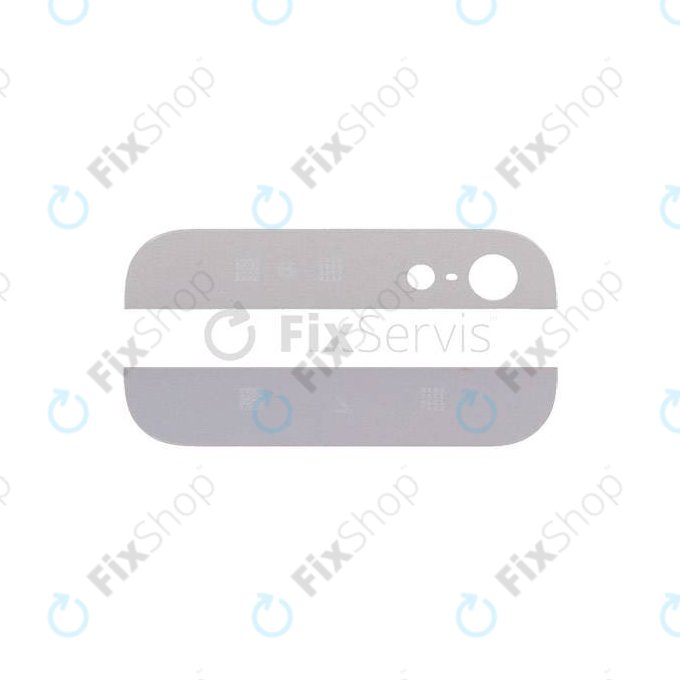 Apple iPhone 5 - Back Glass Strips (White)