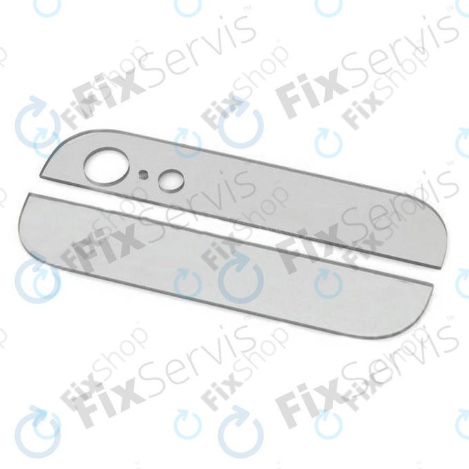 Apple iPhone 5 - Back Glass Strips (White)