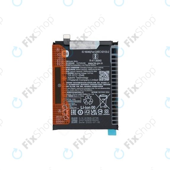 Xiaomi Poco X5 - Battery BN5J 5000mAh - 46020000F41Y Genuine Service Pack