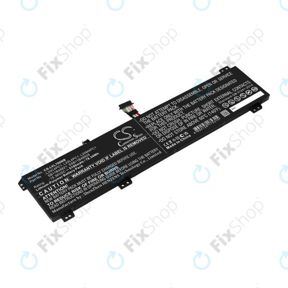 Battery for Lenovo Legion 5, 5 Pro, 7, 7i, R7000p, 5100mAh, Li-Pol, 15.36V, L20C4PC1, HQ