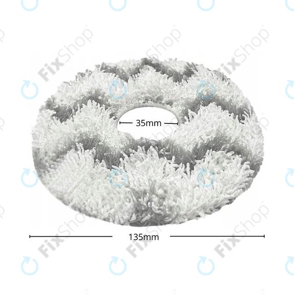 Mop Cloth, 2pcs, Washable for Ecovacs Deebot T-series, X-series