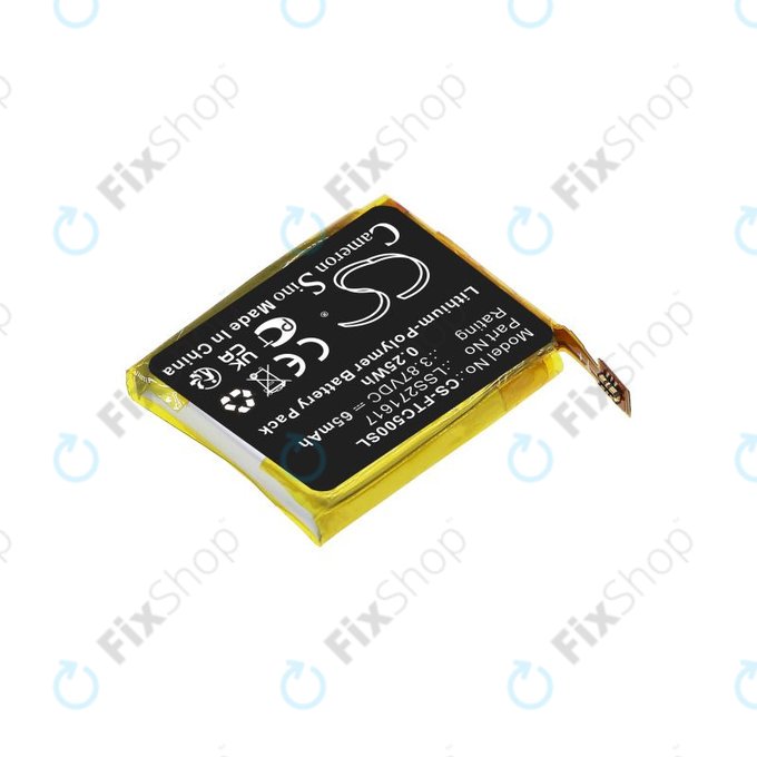 Battery for Fitbit Charge 5, 65mAh, Li-Pol, 3.87V, LSS271617, HQ