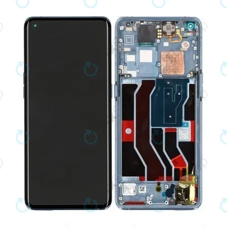 Oppo Find X3 Pro - LCD Display + Touch Screen + Frame (Blue) - 4906613 Genuine Service Pack