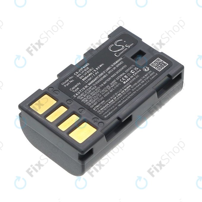 Battery for JVC Gr-D850ek, 800mAh, Li-Ion, 7.4V, BN-VF808, HQ