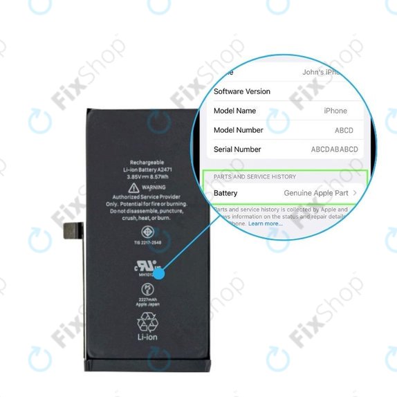 Battery for iPhone 12 Mini | FixShop