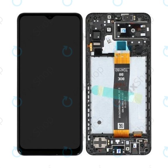 Samsung Galaxy A13 5G A136B - LCD Display + Touch Screen + Frame (Black) - GH82-29077A, GH82-29078A Genuine Service Pack