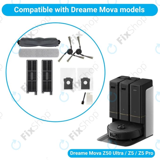Xiaomi Dreame Mova Z50 Ultra, Z5, Z5 Pro - Complete set