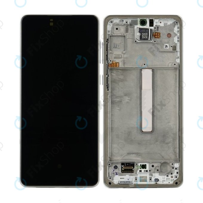 Samsung Galaxy A73 A736 - LCD Display + Touch Screen + Frame (White) TFT