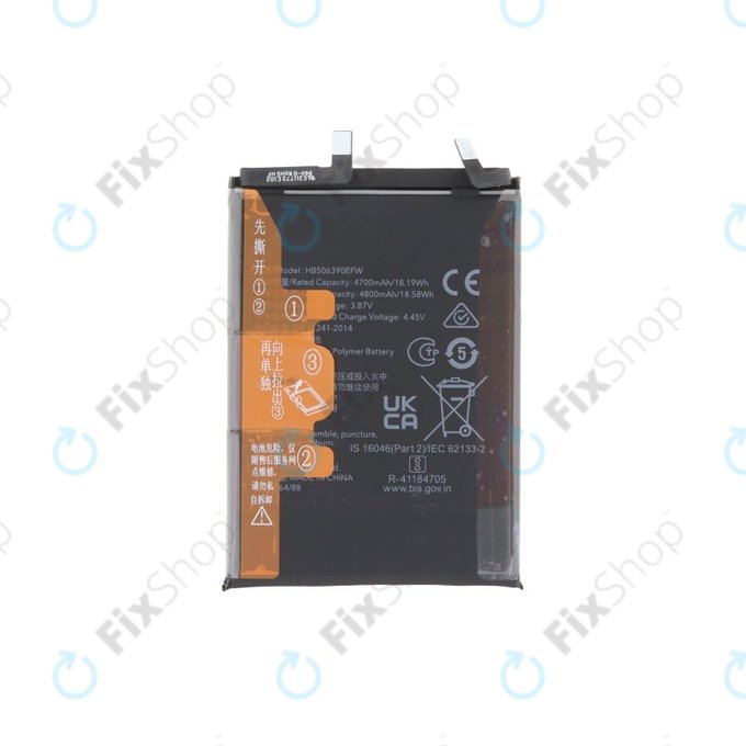 Battery for Honor 70, 4800mAh, HB506390EFW
