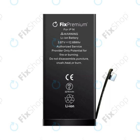 Battery for iPhone 14, 3279mAh, DIAGNOSTIC