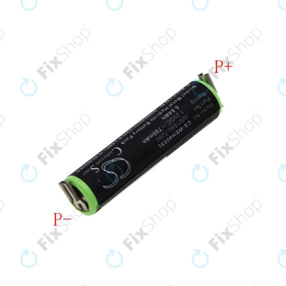 Battery for Wella Bella, Chromini, Super, Contura HS61, 700mAh, Ni-MH, 1.2V, WM1590-7290, HQ