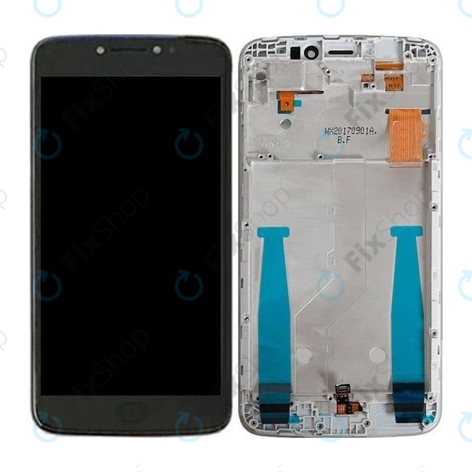 Motorola Moto E4 Plus XT1771 - LCD Display + Touch Screen + Frame (Gray) TFT