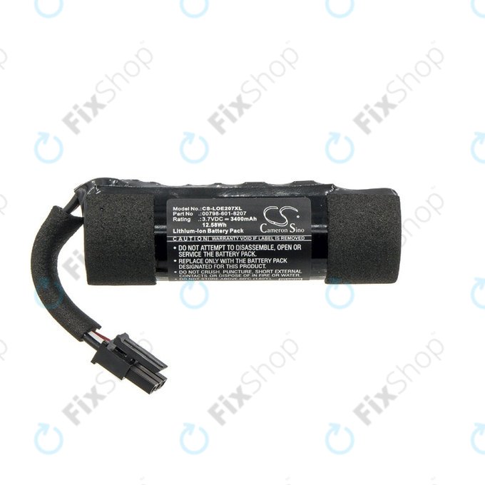 Battery for Logitech UE Boom 2, 3400mAh, Li-Ion, 3.7V, 00798-601-8207, HQ