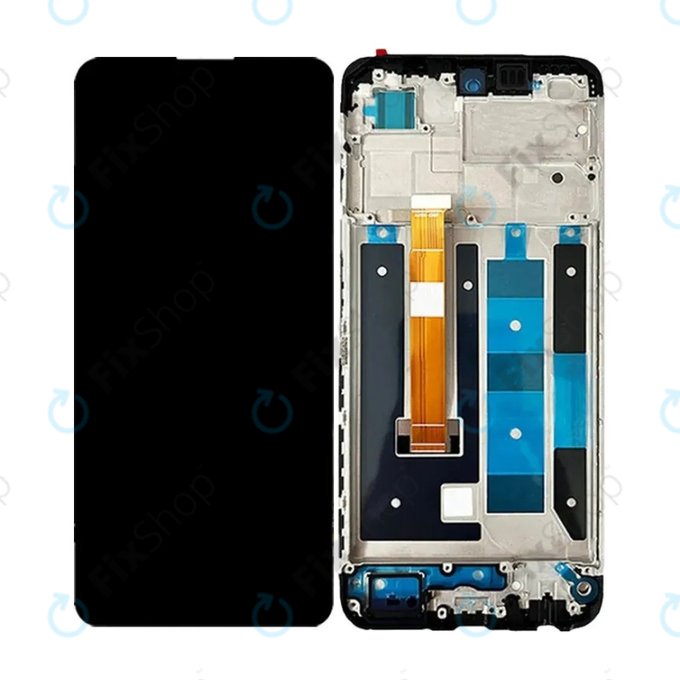 Realme C55 - LCD Display + Touch Screen + Frame (Black) TFT