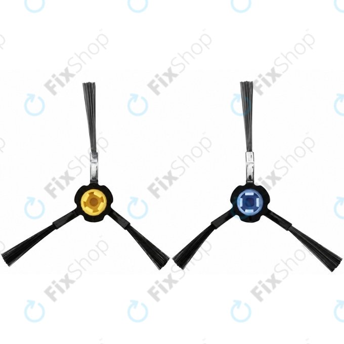 Replacement set for ETA Falco Smart, Silvercrest SSR A1 SSR AL1, Tesla Robostar T81 (2x Main brush, 4x Filter, 8x Side brush)