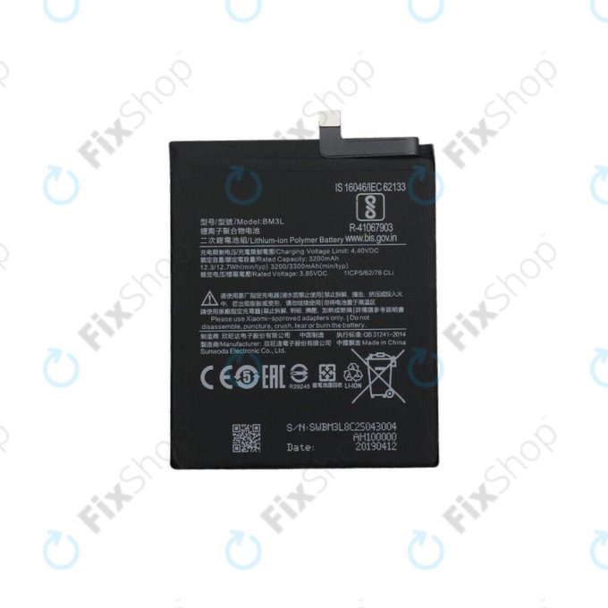 Xiaomi Mi 9 - Battery BM3L 3300mAh