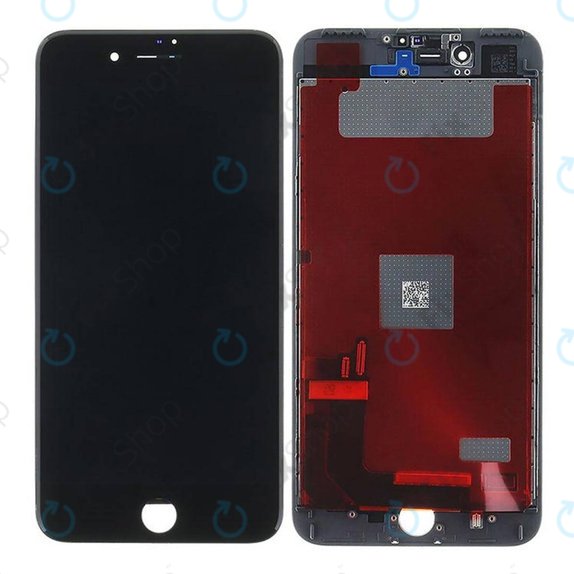 Display for iPhone 7 Plus, Black, Touch Screen with Frame