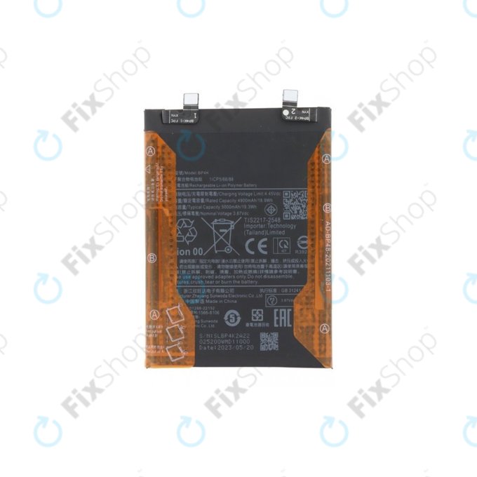 Xiaomi Poco F5, X5 Pro, Redmi Note 12 Pro 5G - Battery BP4K 5000mAh