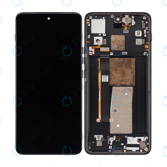 Motorola Thinkphone - LCD Display + Touch Screen + Frame (Carbon Black) OLED