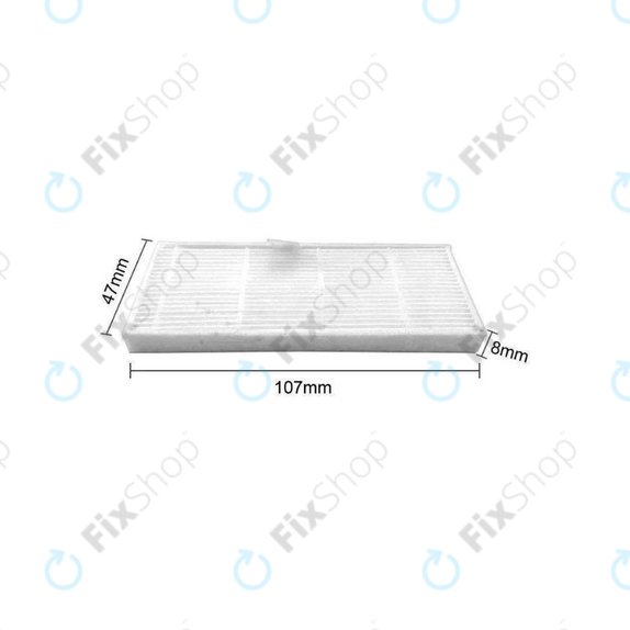 Dust Filter, 2pcs for Xiaomi Viomi S9, Lydsto R1, Proscenic M7 Pro, M8 Pro