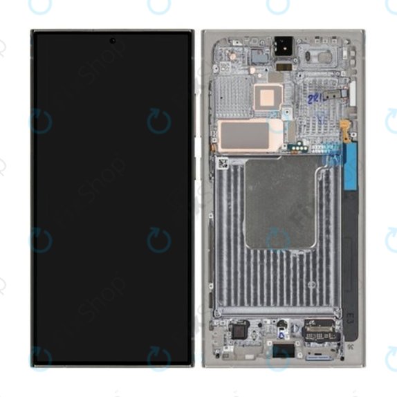 Samsung Galaxy S24 Ultra S928B - LCD Display + Touch Screen + Frame (Titanium Gray) - GH82-33396A Genuine Service Pack