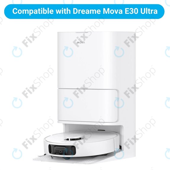 Replacement set for Xiaomi Dreame Mova E30 Ultra (1x Main brush, 2x Filter, 2x Side brush)