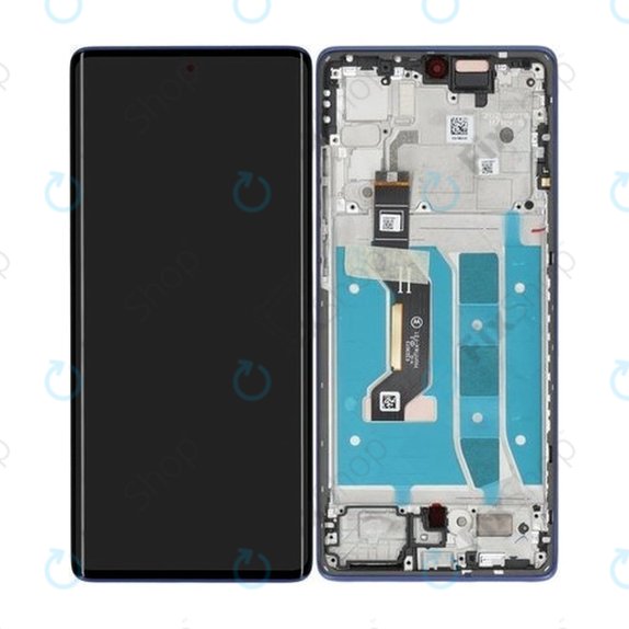 Motorola Moto G85 5G - LCD Display + Touch Screen + Frame (Cobalt Blue) - 5D68C24856 Genuine Service Pack