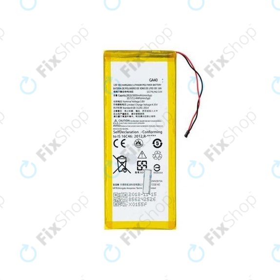 Motorola Moto G4 XT1622, G4 Plus XT11642 - Battery GA40 3000mAh