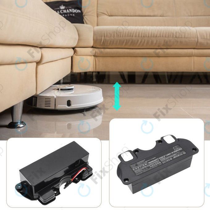 Battery for ETA 4228 Navaggio Profi, 5200mAh, Li-Ion, 14.4V, 4228 00100, HQ
