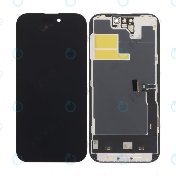 Display Soft OLED 120Hz for iPhone 14 Pro, Touch Screen with Frame, FixPremium