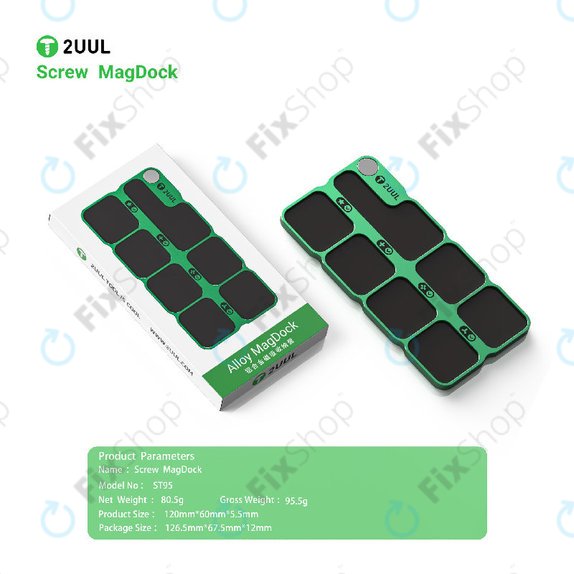 Magnetic Screw Storage Pad, Alloy, 2UUL ST95