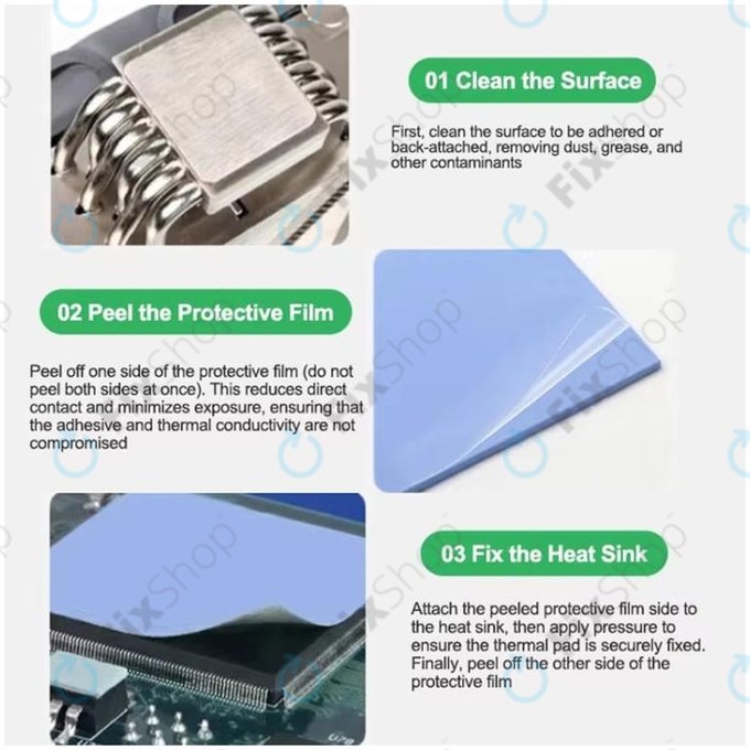 Insulating Thermal Silicone Pad Relife RL-098