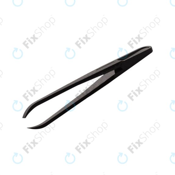Plastic Antistatic Tweezer with Thin Curved Tip