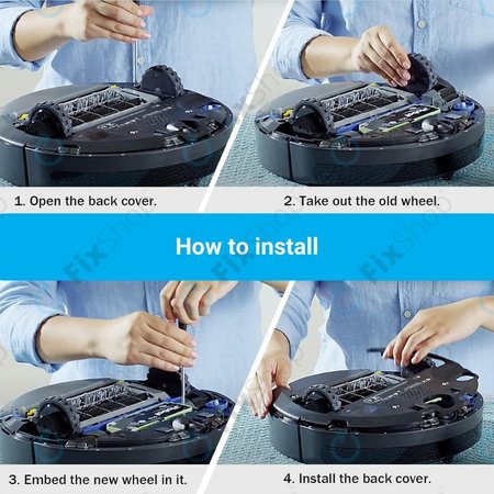 Roomba Ersatzreifen 6,5x1,5 Cm - Kompatibel Mit Serie 500-900