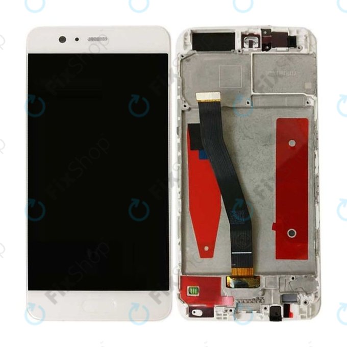 Huawei P10 - LCD Display + Touch Screen + Frame (White) TFT