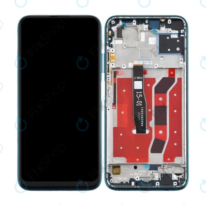 Huawei P40 Lite - LCD Display + Touch Screen + Frame (Crush Green) TFT
