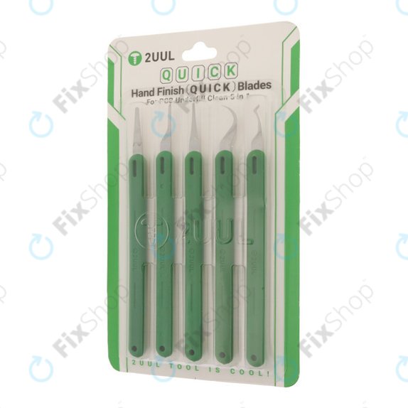 2UUL DA22 Quick Change 5in1 - Precision Blade Set for Chip and Glue Removal