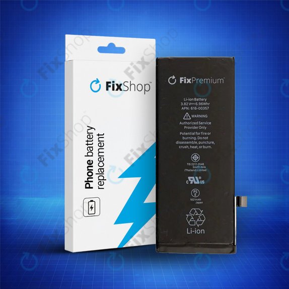 Battery for iPhone 8, 1821mAh, FixPremium