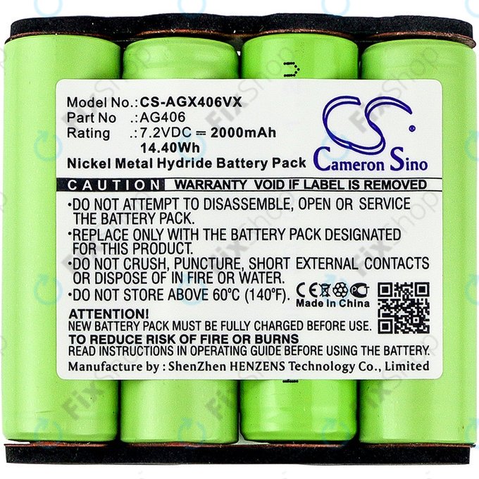 AEG Electrolux Rapido ZB-series - Battery AG406 Ni-MH 7.2V 2000mAh HQ