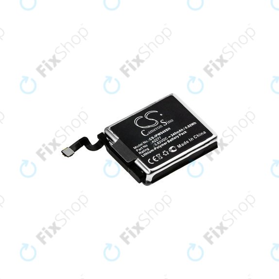 Battery for Apple Watch 5 40 mm, 240mAh, Li-Pol, 3.82 V, A2277, HQ