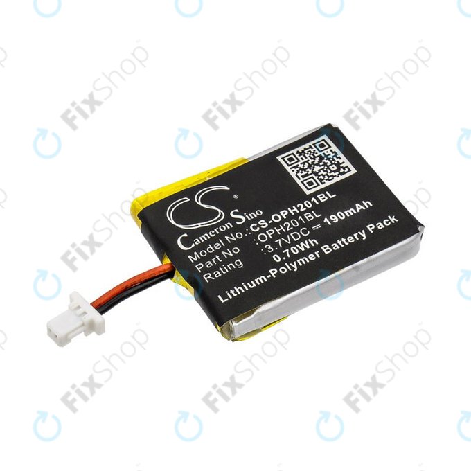 Battery for Opticon OPN-2000, 190mAh, Li-Pol, 3.7V, OPH201BL, HQ