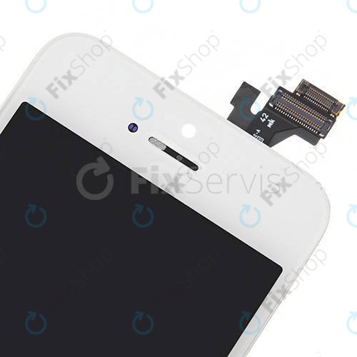 Display for iPhone 5, White, Touch Screen with Frame