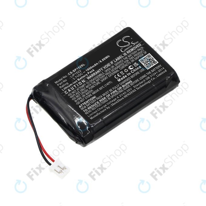 Battery for Sony Dualshock 4 Wireless Controller, 1800mAh, Li-Ion, 3.7V, LIP1522, HQ